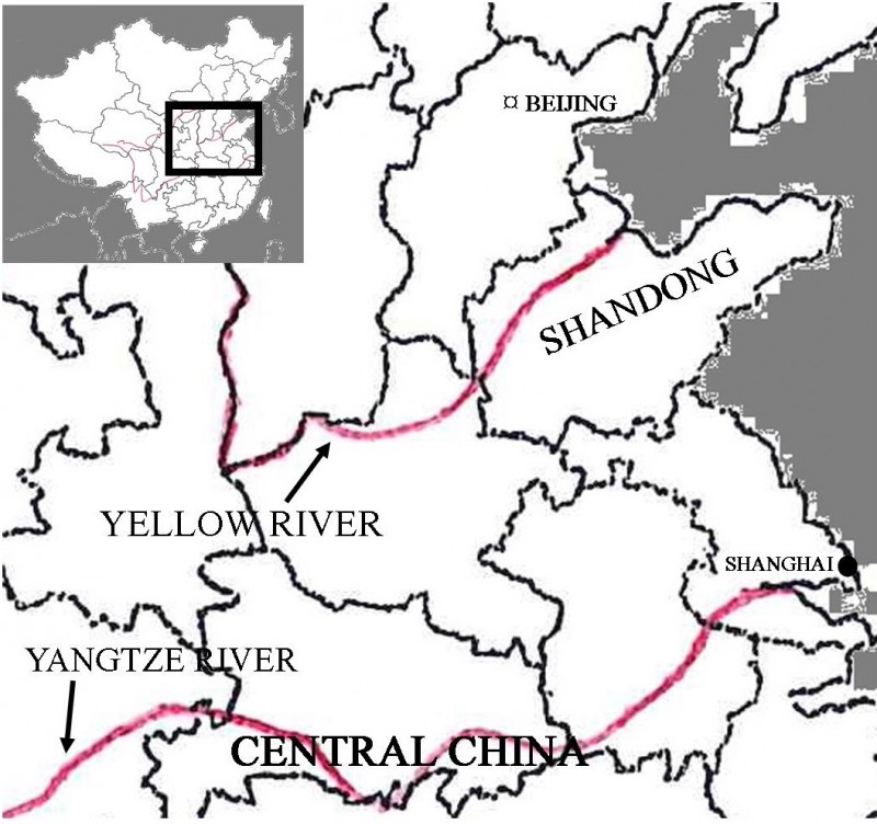 Yellow River Map 1898