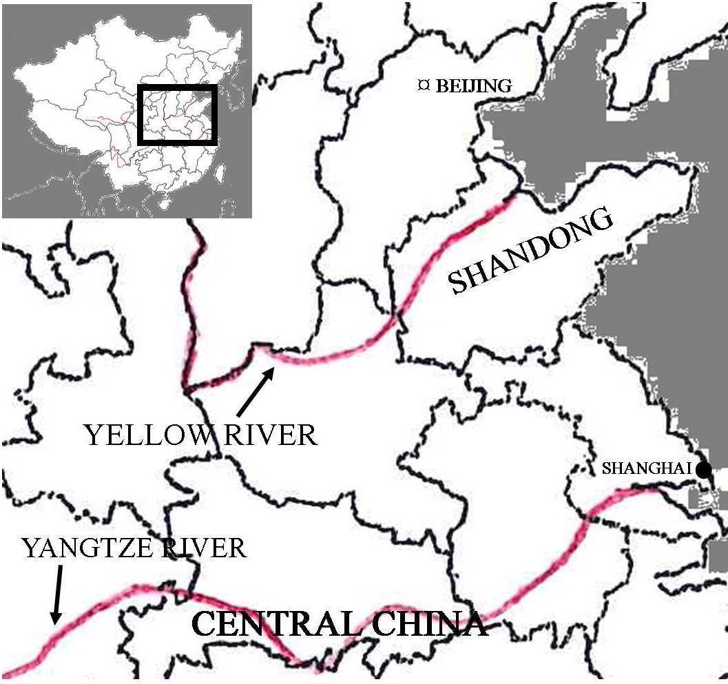 yellow river map
